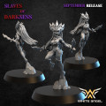 White Angel Miniatures - Elfes Noirs - Furies Elfes Noirs 6