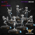 White Angel Miniatures - Elfes Noirs - Furies Elfes Noirs 8