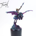 White Angel Miniatures - Dark Elves - Supreme Witch Dark Elf on Pegasus 4