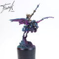 White Angel Miniatures - Elfes Noirs - Sorcière Suprême Elfe Noire sur Pégase 4