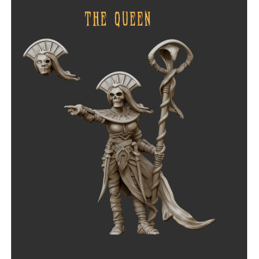 Crab Miniatures - Undead Egyptians - The Queen x1