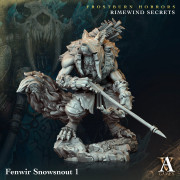 Archvillain Games - Frostburn Horrors - Rimewind Secrets : Fenwir Snowsnout 1 [25mm]