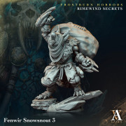 Archvillain Games - Frostburn Horrors - Rimewind Secrets : Fenwir Snowsnout 3 [25mm]