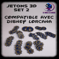 3D Tokens for Lorcana (Set 2 - 50 pieces) 0