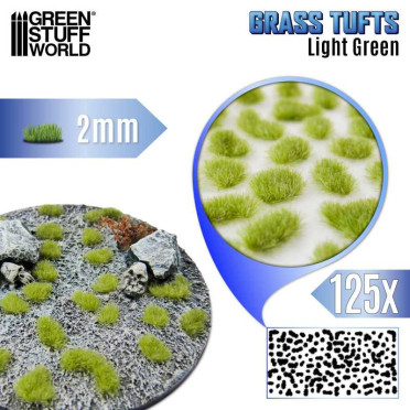 Green Stuff World - Grass Tuft 2mm self-adhesive