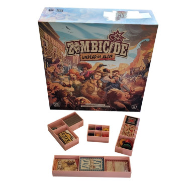 Zombicide Undead or Alive - Compatible pink insert storage