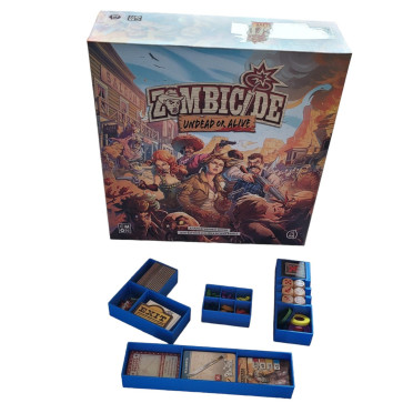 Zombicide Undead or Alive - Rangement insert bleu compatible