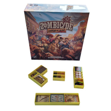 Zombicide Undead or Alive - Rangement insert jaune compatible