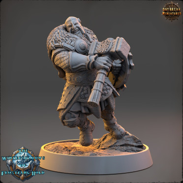 Daybreak Miniatures - The Wintershadows of Frostfang Hold : Thormund Warfury [32mm]