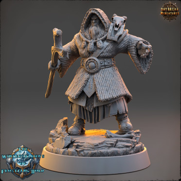 Daybreak Miniatures - The Wintershadows of Frostfang Hold : Vidarr Frostwind [50mm]