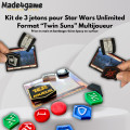 Kit de 3 jetons "Twin Suns" additionnels compatible Star Wars Unlimited 2