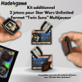 Kit de 2 jetons "Twin Suns" additionnels compatible Star Wars Unlimited 1