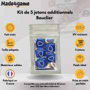 Kit de 5 jetons "Bouclier" additionnels compatible Star Wars Unlimited