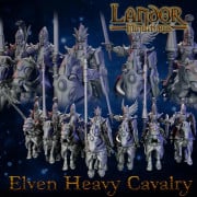 Landor Miniatures - Elfes - Chevaliers d'Argent