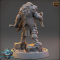 Daybreak Miniatures - The Wintershadows of Frostfang Hold : Haldor Skullsplitter [50mm] 2