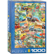 Puzzle - Vintage Travel Collage - 1000 pièces