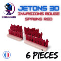 Jetons 3D Spawn Red (6 pieces) 0