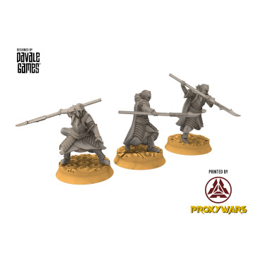 Bloody Elf - x3 King Guard Spearmen - Davale Games