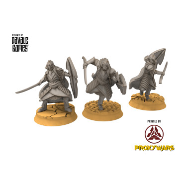 Bloody Elf - x3 King Guard Swordmen - Davale Games