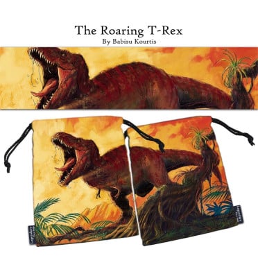 The Roaring T-Rex Dice Bag