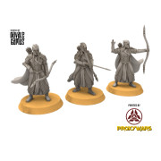 Wood Elves - x3 Wood Elf Archer - Davale Games