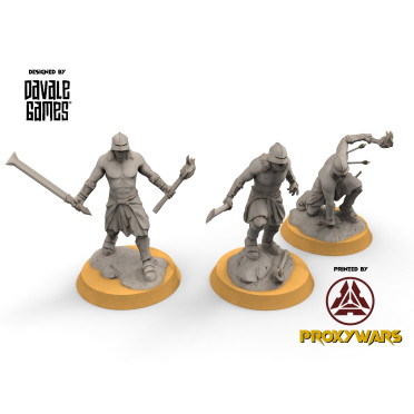 Blood-Handed Orcs - x3 Bersekers - Davale Games