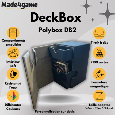 DeckBox 100+ avec tiroir de rangement - Bleu marine