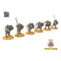 Orc - x6 Regular Orc with Spear - Davale Games 0