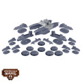 Dystopian Wars - Vauban Battlefleet Set 1