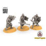 Blood-Handed Orcs - x3 Outriders with Shield - Davale Games