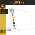 Flowers - Feuille de score réinscriptible 1