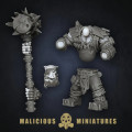 Green Skin - x3 Sergeants with Heavy Weapons  - Malicious Mini's 2