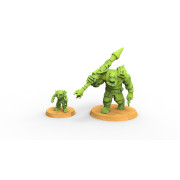 Green Skin - Boss Rocket Commando  - Malicious Mini's