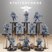 Station Forge - Légion de Fer – 10x Grimguard Jungle Fighters