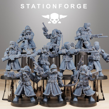 Station Forge - Légion de Fer – 10x Grimguard Frostwatch