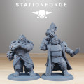 Station Forge - Légion de Fer – 3x Grimguard Mutants Rippers Weapons 1