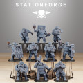 Station Forge - Iron Legion – 6x Grimguard Mutants Rippers Weapons 0