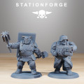 Station Forge - Iron Legion – 6x Grimguard Mutants Rippers Weapons 3