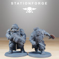 Station Forge - Légion de Fer – 3x Grimguard Mutants Bullogres Hand Weapons 2