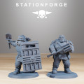 Station Forge - Iron Legion – 3x Grimguard Mutants Bullogres Hand Weapons 5