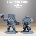 Station Forge - Légion de Fer – 6x Grimguard Mutants Bullogres Hand Weapons 3