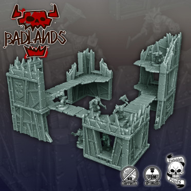 Forbidden Prints Scenery - Ruines Set Bad Lands