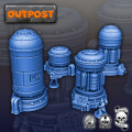 FORBIDDEN PRINT - Décors - Silo Set OutPost/the Pit 0