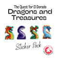 The Quest for El Dorado - Dragons and Treausers sticker set 0