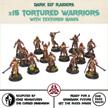 Dark city - x15 Tortured warriors - Edge Miniature the Cursed Dimension