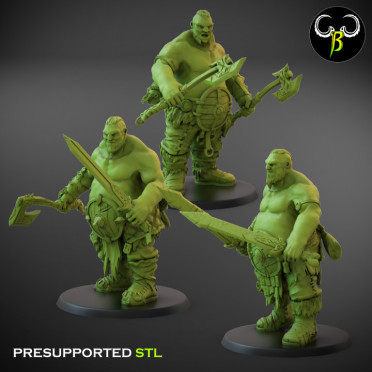 Ogres - x3 Hunger Sons Dual V1 - ClayBeastCreation