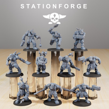 Station Forge - Orques – 10x Orkaz Plague Spreadaz