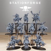 Station Forge - Orques – 4x Orkaz Beast Riders