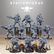 Station Forge - SM – 10x Socratis Light Infantry