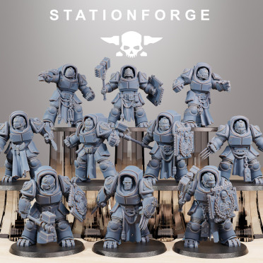 Station Forge - SM – 5x Socratis Vanguard Melee Unit Marteau/Bouclier